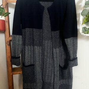 Westport Black and Gray Women's Cardigan